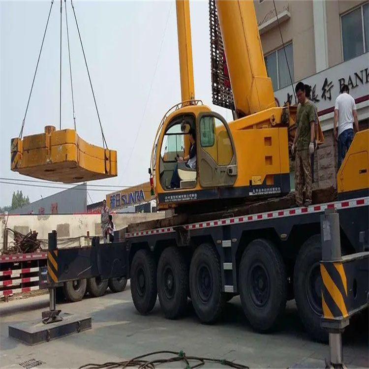 唐县当地吊车出租|机器吊装|75吨|工厂搬迁服务